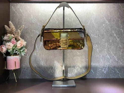 11 Fendi Baguette Medium Flap Bag Women Luxury FF Canvas