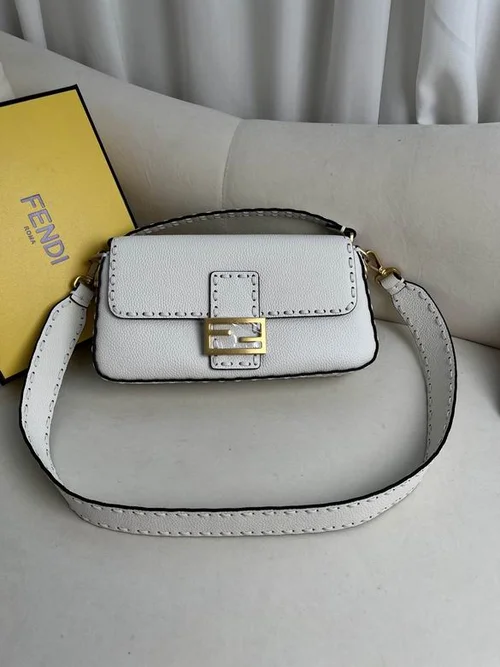 11 Fendi Baguette Medium Flap Bag Women Luxury FF Canvas