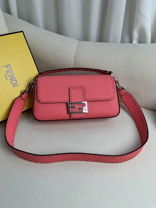 11 Fendi Baguette Medium Flap Bag Women Luxury FF Canvas