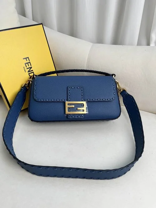 11 Fendi Baguette Medium Flap Bag Women Luxury FF Canvas