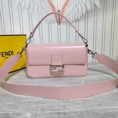 11 Fendi Baguette Medium Flap Bag Women Luxury FF Canvas