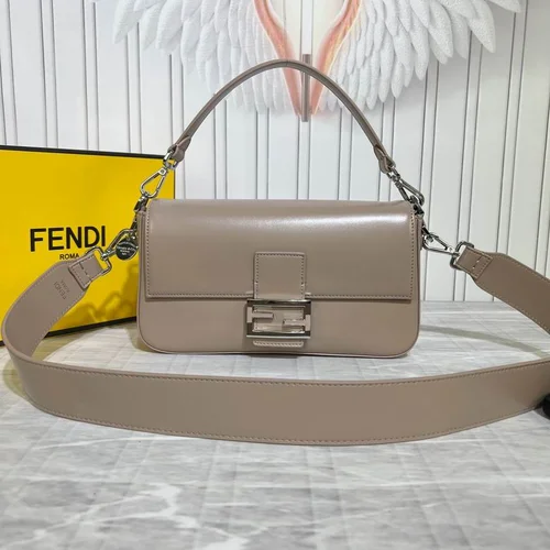 11 Fendi Baguette Medium Flap Bag Women Luxury FF Canvas