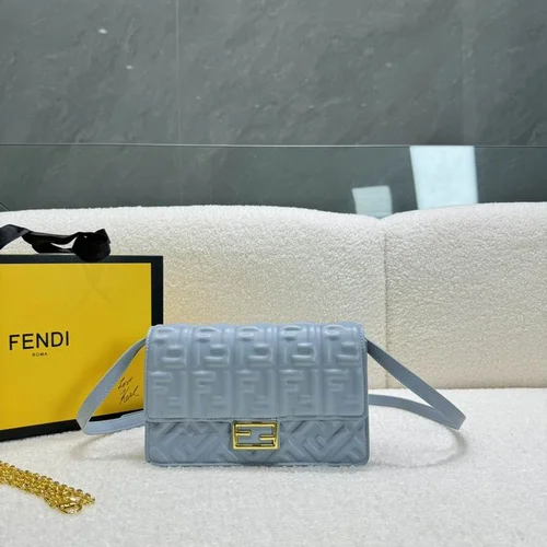11 Fendi Baguette Medium Flap Bag Women Luxury FF Canvas