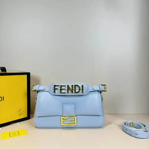 11 Fendi Baguette Medium Flap Bag Women Luxury FF Canvas