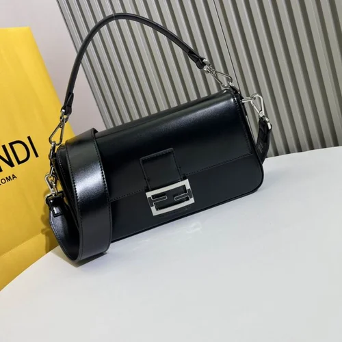 11 Fendi Baguette Medium Flap Bag Women Luxury FF Canvas