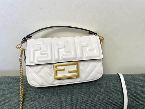 Fendi Baguette Original Medium Flap Authentic Luxury