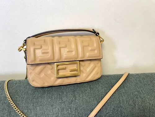 Fendi Baguette Original Medium Flap Authentic Luxury