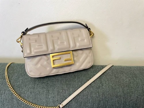 Fendi Baguette Original Medium Flap Authentic Luxury