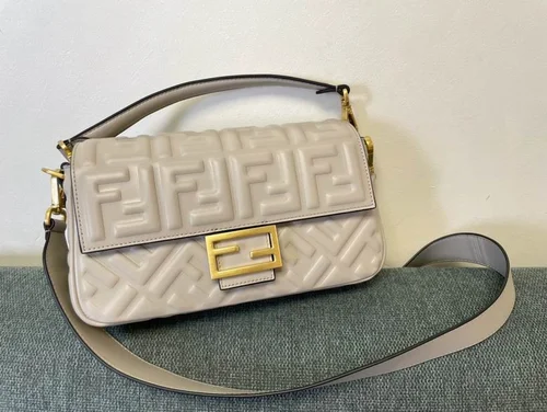 Fendi Baguette Original Medium Flap Authentic Luxury
