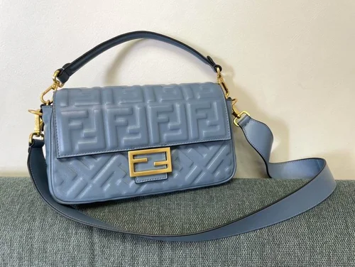 Fendi Baguette Original Medium Flap Authentic Luxury