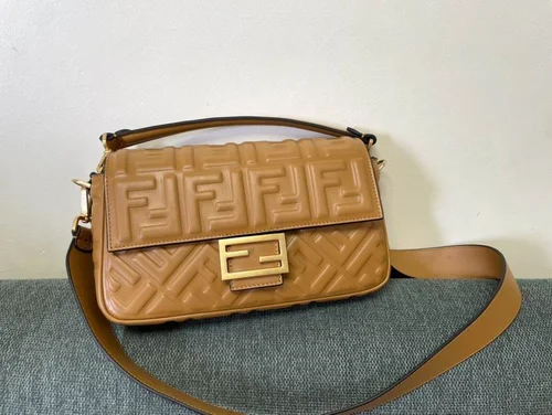 Fendi Baguette Original Medium Flap Authentic Luxury