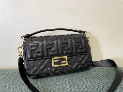 Fendi Baguette Original Medium Flap Authentic Luxury