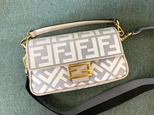 Fendi Baguette Original Medium Flap Authentic Luxury