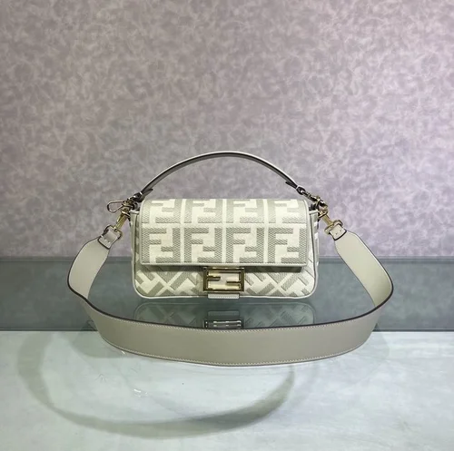 Fendi Baguette Original Medium Flap Authentic Luxury