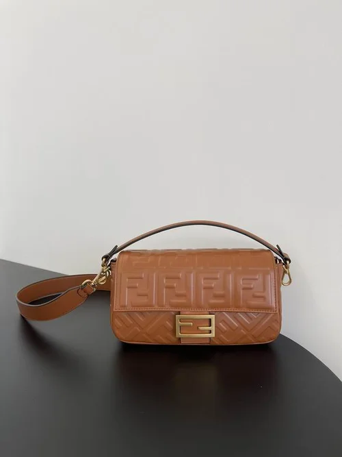 Fendi Baguette Original Medium Flap Authentic Luxury