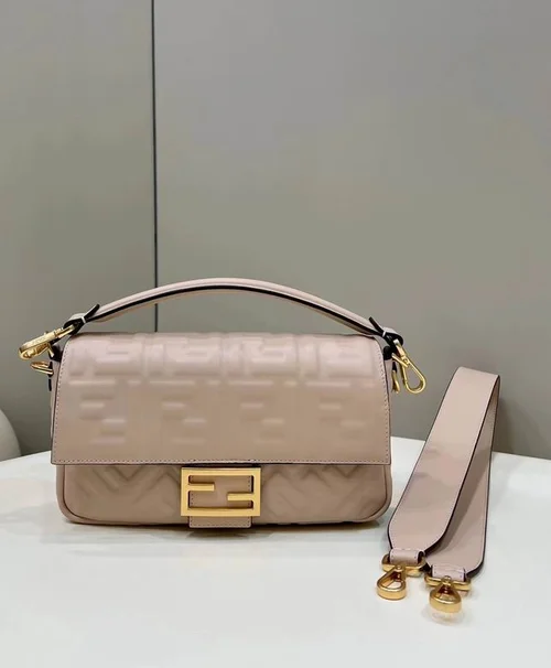 Fendi Baguette Original Medium Flap Authentic Luxury