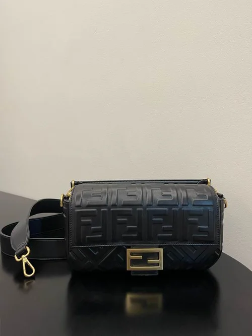 Fendi Baguette Original Medium Flap Authentic Luxury