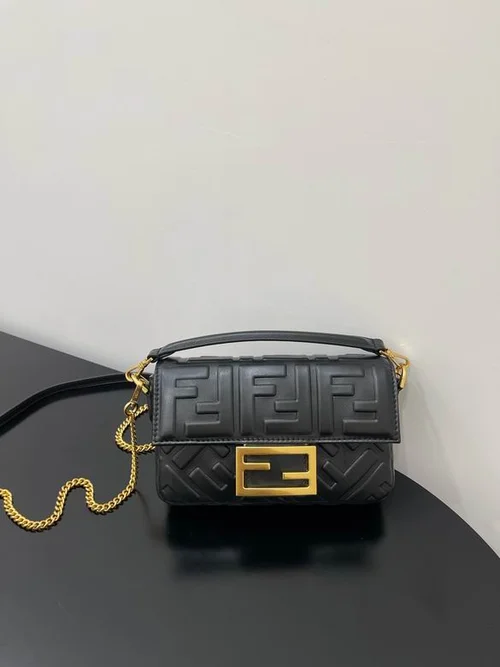 Fendi Baguette Original Medium Flap Authentic Luxury