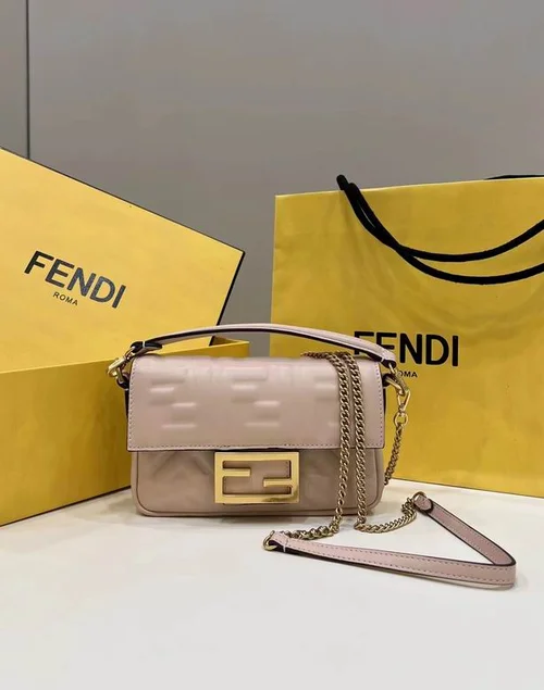 Fendi Baguette Original Medium Flap Authentic Luxury