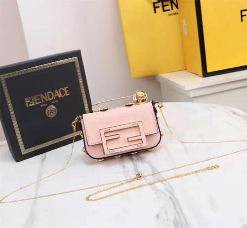 Fendi Baguette Original Medium Flap Authentic Luxury