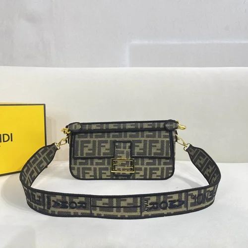 Fendi Baguette Original Medium Flap Authentic Luxury