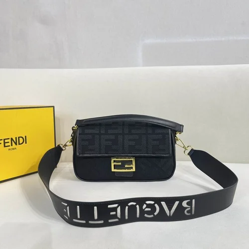 Fendi Baguette Original Medium Flap Authentic Luxury
