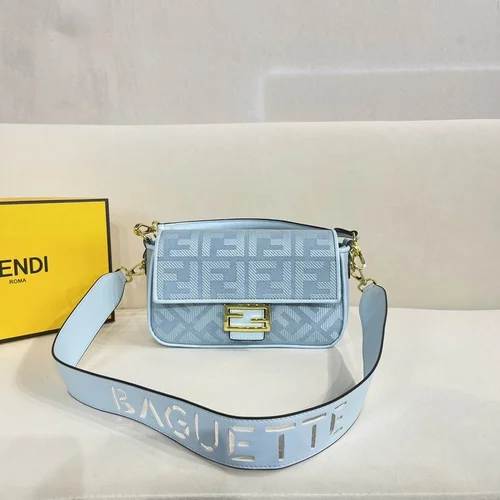 Fendi Baguette Original Medium Flap Authentic Luxury