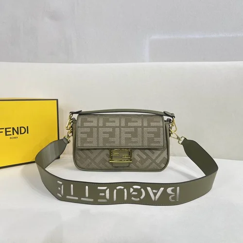 Fendi Baguette Original Medium Flap Authentic Luxury