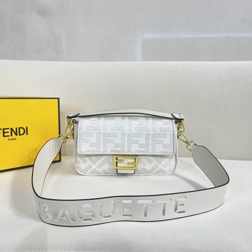 Fendi Baguette Original Medium Flap Authentic Luxury