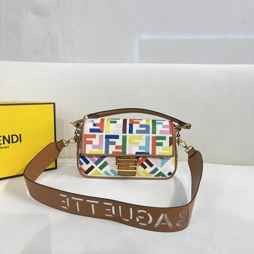 Fendi Baguette Original Medium Flap Authentic Luxury