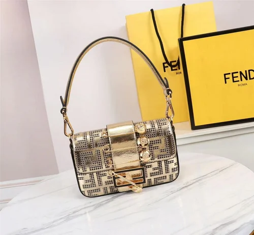 Fendi Baguette Original Medium Flap Authentic Luxury