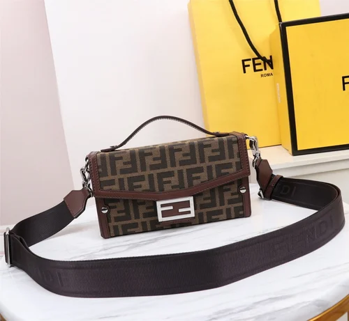 Fendi Baguette Original Medium Flap Authentic Luxury