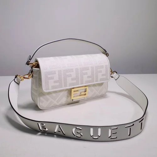 Fendi Baguette Original Medium Flap Authentic Luxury