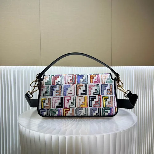 Fendi Baguette Original Medium Flap Authentic Luxury