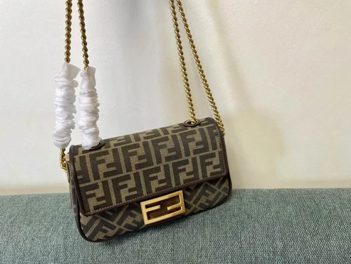 Fendi Baguette Original Medium Flap Authentic Luxury