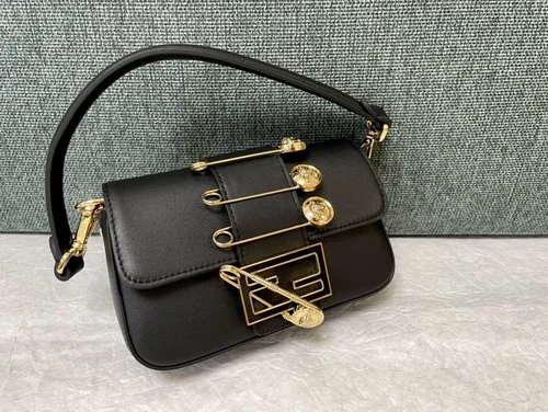 Fendi Baguette Original Medium Flap Authentic Luxury