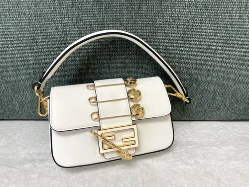 Fendi Baguette Original Medium Flap Authentic Luxury