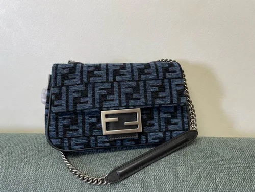 Fendi Baguette Original Medium Flap Authentic Luxury