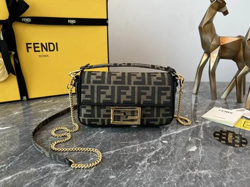 Fendi Baguette Original Medium Flap Authentic Luxury