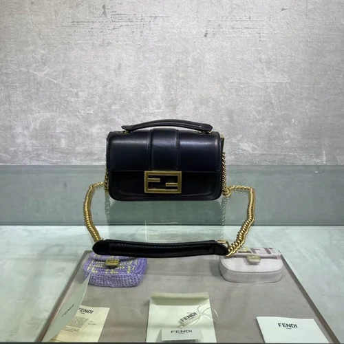 Fendi Baguette Original Medium Flap Authentic Luxury