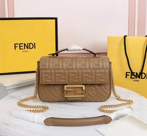 Fendi Baguette Original Medium Flap Authentic Luxury