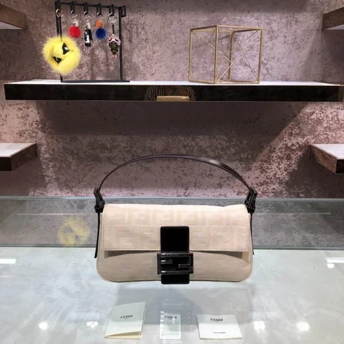 Fendi Baguette Original Medium Flap Authentic Luxury