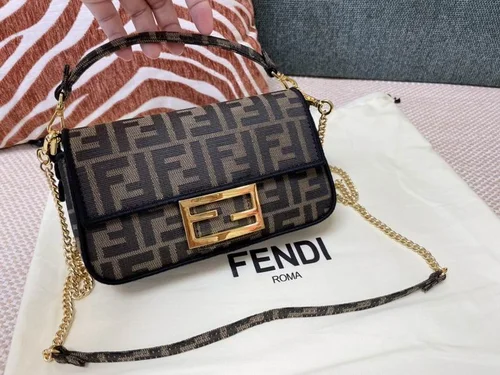 Fendi Baguette Original Medium Flap Authentic Luxury