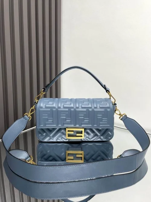 Fendi Baguette Original Medium Flap Authentic Luxury