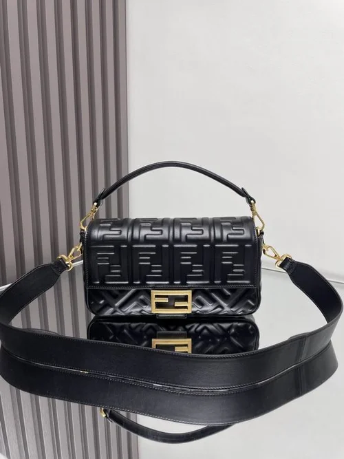 Fendi Baguette Original Medium Flap Authentic Luxury
