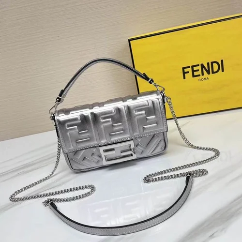 Fendi Baguette Original Medium Flap Authentic Luxury