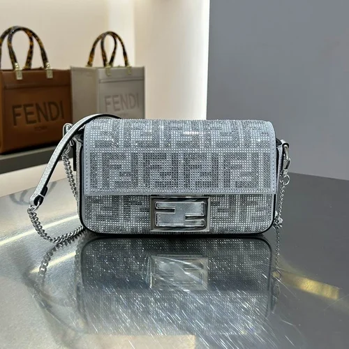 Fendi Baguette Original Medium Flap Authentic Luxury