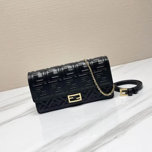 Fendi Baguette Original Medium Flap Authentic Luxury