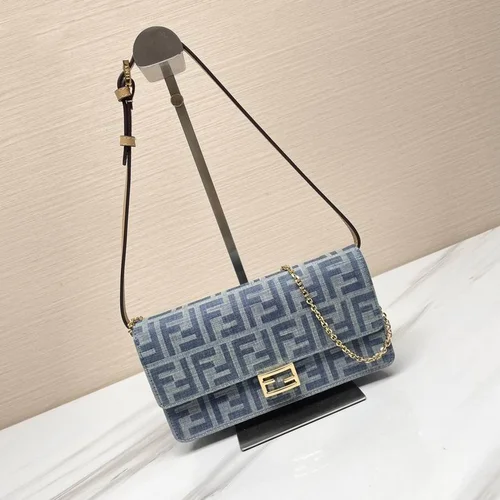 Fendi Baguette Original Medium Flap Authentic Luxury
