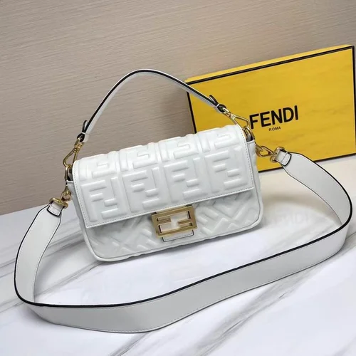 Fendi Baguette Original Medium Flap Authentic Luxury
